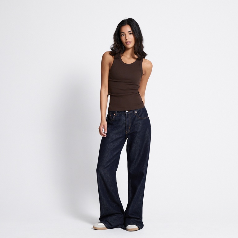 Ribbed tank top "Frances"
